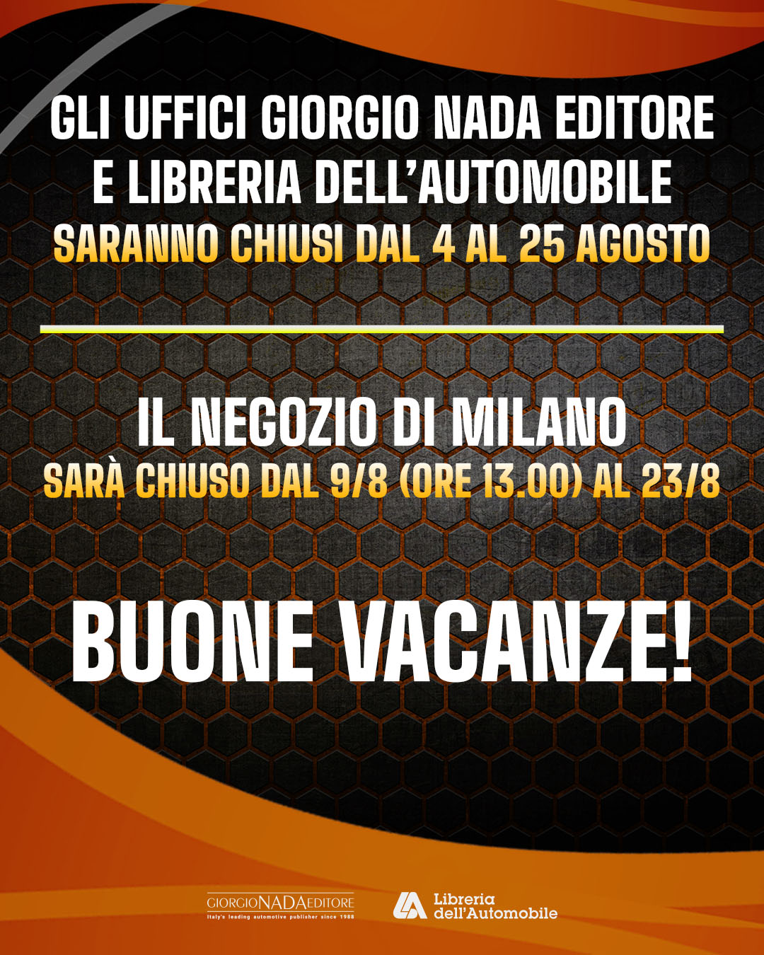 chiusura libreria dellautomobile
