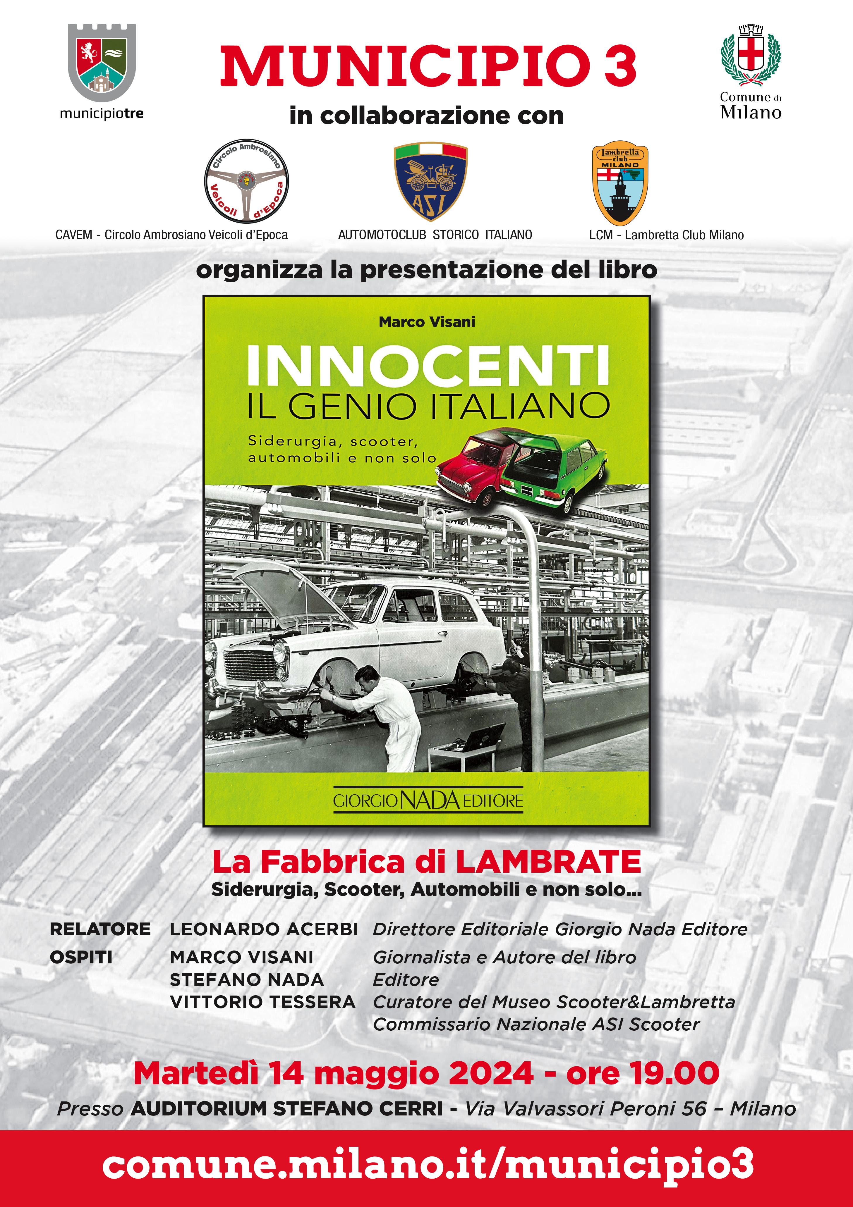 pres. innocenti il genio 14 maggio milano