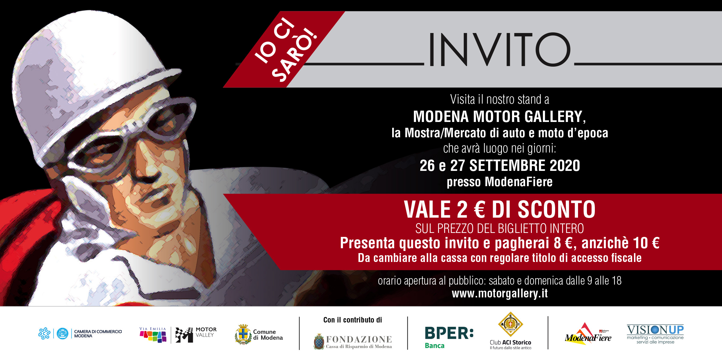 invito con sconto